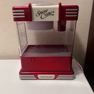 Nostalgia Classic Red Snow Cone Machine